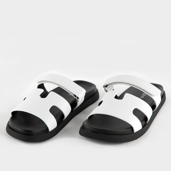 SODA Bianca White Womens Slide Sandals/NIB/7 or 8 - Picture 1 of 16